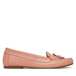 Mokasyny Filipe. Czerwone mokasyny Filipe, bez wzorów. Za 299.99 zł.