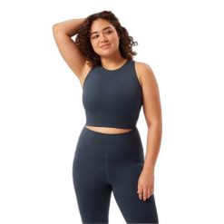 Biustonosz dla kobiet Girlfriend Collective Dylan. Niebieskie biustonosze sportowe GIRLFRIEND COLLECTIVE, bez wzorów. Za 257.50 zł.