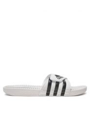 Adidas Klapki adissage F35573 Biały. Białe klapki adidas, bez wzorów, z tworzywa sztucznego, sportowe, bez obcasa, bez zapięcia. Za 99.95 zł.