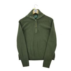 Damski sweter w kolorze khaki. Zielone swetry Ralph Lauren, l, bez wzorów, z jeansu, eleganckie, bez ramiączek. Za 76.64 zł.