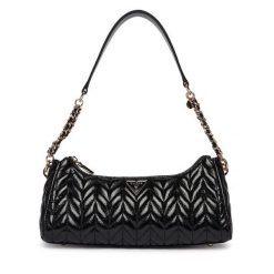 Torebka Guess. Czarne torebki klasyczne Guess, z aplikacjami, klasyczne, bez dodatków. Za 659.99 zł.