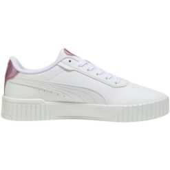 Buty Puma Carina 2.0 GirlPower W 395095 01 białe. Białe buty treningowe bez wzorów, z gumy, bez zapięcia. Za 375.30 zł.