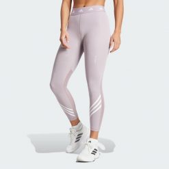 Legginsy treningowe damskie adidas Techfit. Czarne legginsy adidas, bez wzorów, z elastanu. Za 253.30 zł.