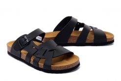DR. BRINKMANN 700565-1 schwarz, klapki profilaktyczne damskie. Czarne klapki Dr. Brinkmann, bez wzorów, bez obcasa, bez zapięcia. Za 204.90 zł.