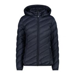 Kurtka puchowa z kapturem 3M™ Thinsulate™ damska CMP. Niebieskie kurtki CMP, m, bez wzorów, z puchu, z kapturem. Za 508.50 zł.