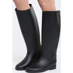 Czarne Matowe Kalosze Almost Lover. Kalosze marki Born2be. Za 49.99 zł.