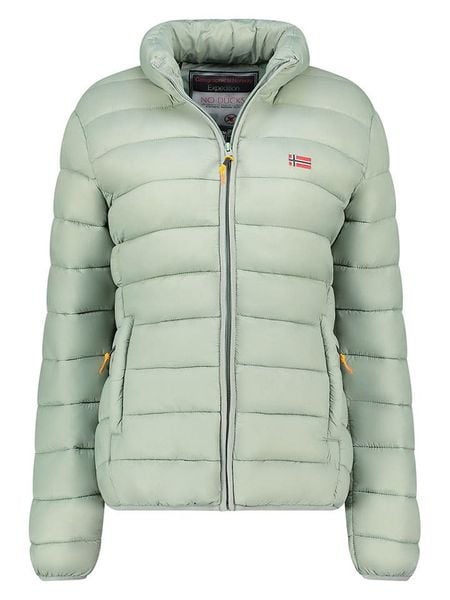 Geographical Norway Kurtka pikowana "Atikolor" w kolorze jasnozielonym rozmiar: XXL. Zielone kurtki Geographical Norway, xxl, bez wzorów, bez kaptura. Za 118.01 zł.