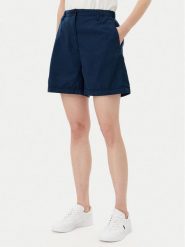 Tommy Hilfiger Szorty materiałowe WW0WW44762 Granatowy Regular Fit. Niebieskie szorty Tommy Hilfiger, bez wzorów, z bawełny. Za 389.99 zł.