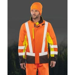 Kurtka robocza 3-warstwowa softshell Result. Brązowe kurtki RESULT, m, bez wzorów, z softshellu, bez kaptura. Za 315.95 zł.