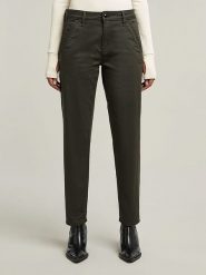 G-Star Spodnie chino "Kate" - Boyfriend fit - w kolorze szarym rozmiar: W29. Szare chinosy G-Star, bez wzorów, retro. Za 172.08 zł.