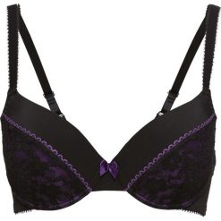 Biustonosz usztywniany bonprix czarno-lila. Biustonosze marki bonprix. Za 54.99 zł.