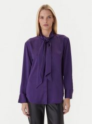 Calvin Klein Bluzka LV044D125G Fioletowy Regular Fit. Fioletowe bluzki Calvin Klein, m, bez wzorów, z syntetyku, bez kołnierzyka, bez ramiączek. Za 469.99 zł.