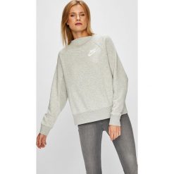 Nike Sportswear - Bluza. Szare bluzy Nike Sportswear, l, bez wzorów, z bawełny, bez kaptura. W wyprzedaży za 199.90 zł.
