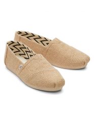 TOMS Espadryle w kolorze beżowym rozmiar: 36. Brązowe espadryle TOMS, bez wzorów, bez obcasa. Za 136.78 zł.