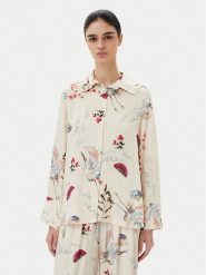 ViCOLO Koszula TD0813 Beżowy Regular Fit. Brązowe koszule ViCOLO, s, bez wzorów, z wiskozy, bez kołnierzyka, bez ramiączek. Za 319.99 zł.