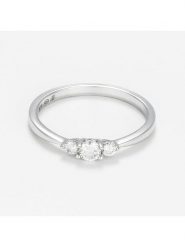 LE DIAMANTAIRE Złoty pierścionek "Douce Lueur" z diamentami rozmiar: 54. Szare pierścionki LE DIAMANTAIRE, z diamentem, złote. Za 820.95 zł.
