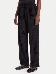 Desigual Spodnie materiałowe Flock 25WWPW05 Czarny Regular Fit. Czarne spodnie materiałowe Desigual, bez wzorów, z materiału. Za 419.99 zł.