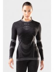 Iron-ic Koszulka funkcyjna "IRN 1.0" w kolorze czarno-szarym rozmiar: L/XL. Czarne t-shirty sportowe Iron-ic, l, bez wzorów, bez ramiączek, outdoorowe. Za 195.77 zł.