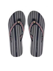 Tommy Hilfiger Japonki FW0FW08371 Granatowy. Niebieskie japonki Tommy Hilfiger, bez wzorów, z materiału. Za 139.99 zł.