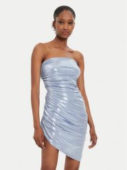 NORMA KAMALI Sukienka koktajlowa ST2243LMB34813 Niebieski Slim Fit. Niebieskie sukienki Norma Kamali, l, bez wzorów, z syntetyku, wizytowe, bez kołnierzyka, bez ramiączek. Za 1,009.00 zł.