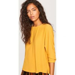 Gładka bluzka - Żółty. Bluzki marki Reserved. Za 79.99 zł.