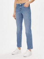 Vero Moda Jeansy 10297462 Niebieski Straight Fit. Niebieskie jeansy Vero Moda, bez wzorów, z bawełny. Za 119.99 zł.