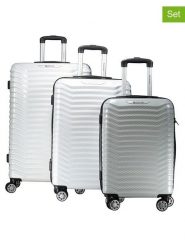 Geographical Norway 3-częściowy zestaw "Sopearl" w kolorze białym rozmiar: onesize. Białe walizki Geographical Norway. Za 434.99 zł.