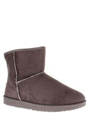 ISLAND BOOT Botki zimowe "Stela" w kolorze antracytowym rozmiar: 38. Czarne botki Island Boot, bez wzorów, z materiału, bez obcasa, bez zapięcia. Za 164.14 zł.