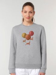 WOOOP Bluza w kolorze szarym rozmiar: L. Szare bluzy Wooop, l, bez wzorów, bez ramiączek, bez kaptura. Za 108.99 zł.