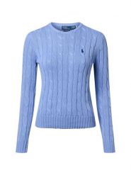 Polo Ralph Lauren Sweter damski z dzianiny Kobiety Bawełna biały jednolity, M. Białe swetry Polo Ralph Lauren, m, bez wzorów, z bawełny, bez ramiączek. Za 989.95 zł.