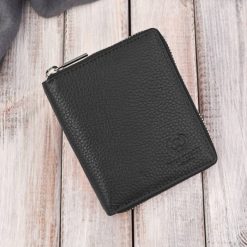 Portfel damski klasyczny skórzany czarny RFID Paolo Peruzzi T-139-BL. Czarne portfele PAOLO PERUZZI, bez wzorów, ze skóry. Za 89.00 zł.