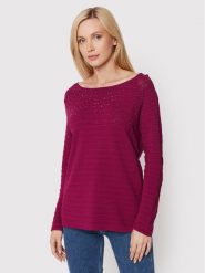Joseph Ribkoff Sweter 223955 Fioletowy Regular Fit. Fioletowe swetry Joseph Ribkoff, m, bez wzorów, z syntetyku, bez ramiączek. Za 379.99 zł.