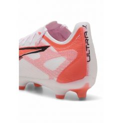 Buty piłkarskie ULTRA 5 PRO FG/AG PUMA. Białe buty do biegania Puma, bez wzorów, bez zapięcia, do biegania. Za 249.99 zł.