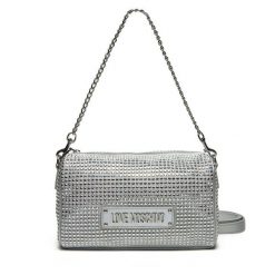Torebka LOVE MOSCHINO. Szare torebki klasyczne Love Moschino, bez wzorów, klasyczne, bez dodatków. Za 499.99 zł.