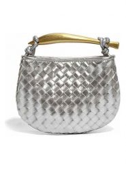 SUVRAI Torebka w kolorze srebrnym -22 x 4 cm rozmiar: onesize. Szare torebki klasyczne SUVRAI, bez wzorów, z materiału, przez ramię, bez dodatków. Za 121.99 zł.