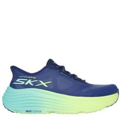 Buty do biegania damskie SKECHERS Max Cushioning Endeavour Hallandale. Niebieskie buty do biegania Skechers, bez wzorów, bez zapięcia, do biegania. Za 325.99 zł.