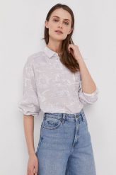LEE LS RESORT SHIRT DAMSKA KOSZULA MATERIAŁOWA LILAC HUNT L49VZGQC 112111135. Koszule Lee, l, bez wzorów, z materiału, bez kołnierzyka, bez ramiączek. Za 129.99 zł.