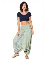 Aller Simplement Spodnie 3w1 w kolorze błękitno-żółtym rozmiar: 34-40. Niebieskie spodnie materiałowe Aller Simplement, bez wzorów, z materiału, klasyczne, z standardowym stanem. Za 39.99 zł.