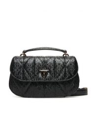 Guess Torebka Aldina HWGG96 63200 Czarny. Czarne torebki klasyczne Guess, z aplikacjami, ze skóry, bez dodatków. Za 329.99 zł.