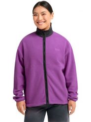 Jack Wolfskin Kurtka polarowa w kolorze fioletowym rozmiar: XXL. Różowe kurtki Jack Wolfskin, xxl, bez wzorów, z polaru, bez kaptura. Za 296.71 zł.