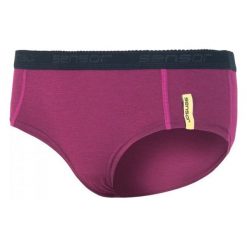 Sensor Majtki Merino Wool Purple S. Bielizna termoaktywna damska marki Sensor. W wyprzedaży za 50.00 zł.