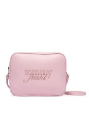 Tommy Jeans Torebka Tjw Must Camera Bag AW0AW18451 Różowy. Czerwone listonoszki Tommy Jeans, bez wzorów, z jeansu, bez dodatków. Za 289.99 zł.