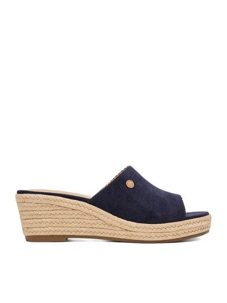 Beverly Hills Polo Club Klapki EO-R26SS03470 Granatowy. Niebieskie espadryle Beverly Hills Polo Club, bez wzorów, z materiału, bez obcasa, bez zapięcia. Za 213.99 zł.