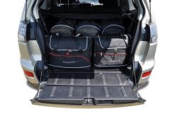 Torby Do Bagażnika Mitsubishi Outlander 2006-2012 5Szt Kjust. Czarne torby podróżne KJUST, bez wzorów, z kauczuku. Za 1,517.00 zł.