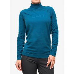 Bluza termiczna damska UYN Nival 2nd Layer OW Shirt SL. Niebieskie bielizna termoaktywna damska Uyn, na zimę, l, bez wzorów, bez kaptura, narciarskie. Za 513.99 zł.