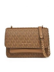 MICHAEL Michael Kors Torebka Claire 32R5GC7C1V Brązowy. Brązowe kopertówki MICHAEL Michael Kors, bez wzorów, ze skóry, wizytowe, bez dodatków. Za 649.99 zł.