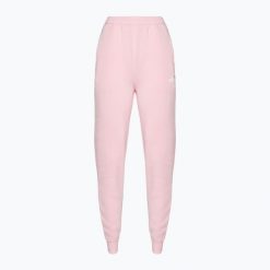 Spodnie damskie Ellesse Hallouli Jog. Czerwone spodnie dresowe Ellesse, bez wzorów, z dresówki. Za 239.99 zł.