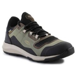Buty Keen Tempo Flex Wp 1025466 zielone. Zielone buty trekkingowe z gumy, bez zapięcia. Za 962.61 zł.