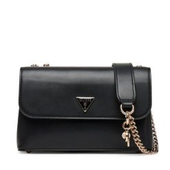 Torebka Guess. Czarne torebki klasyczne Guess, z aplikacjami, klasyczne, bez dodatków. Za 449.99 zł.