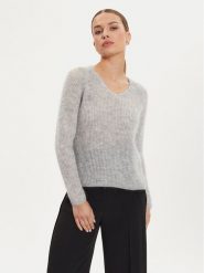 Max Mara Leisure Sweter Fresis 2426366118 Szary Relaxed Fit. Szare swetry Max Mara Leisure, m, bez wzorów, z syntetyku, bez ramiączek. Za 479.99 zł.